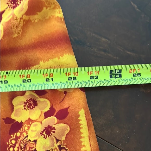 Spago Vintage Orange Patterned Maxi Dress Size 16-18 …. - Picture 7 of 9